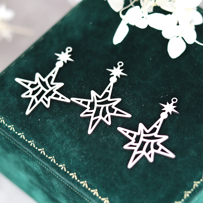 Jewelry Making Guide - Breloques simples en acier inoxydable pour