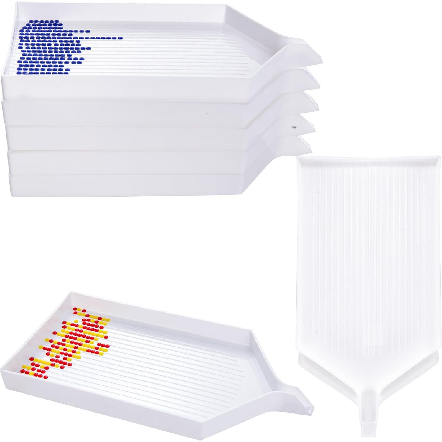 Bead Organizer Tray - Plateaux de rangement en plastique pour