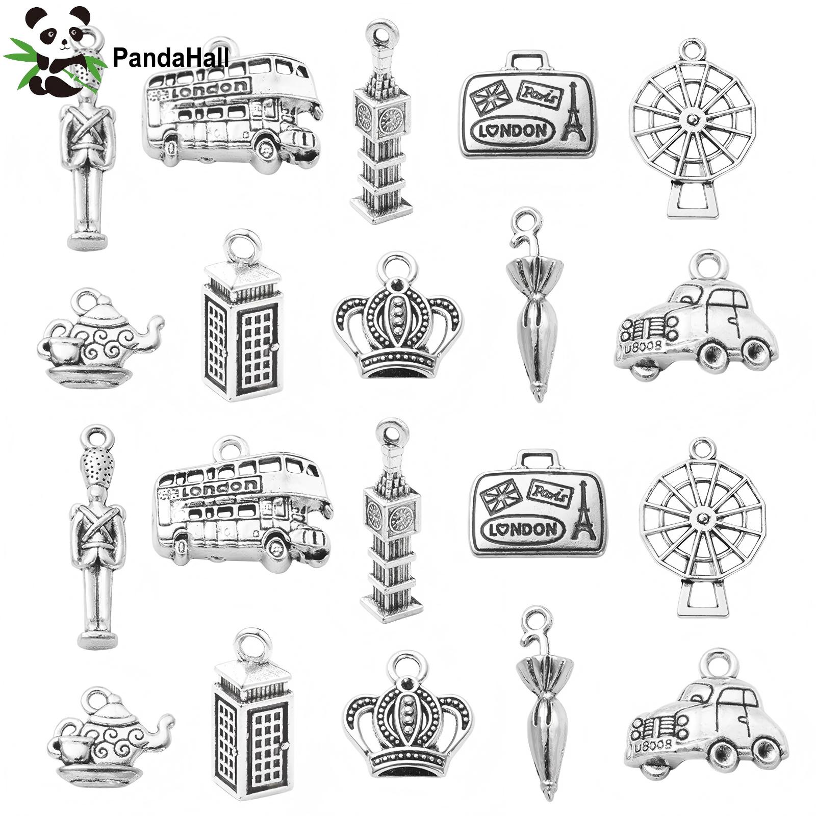 Jewelry Making In London - PandaHall 100 pièces, 10 styles, breloques