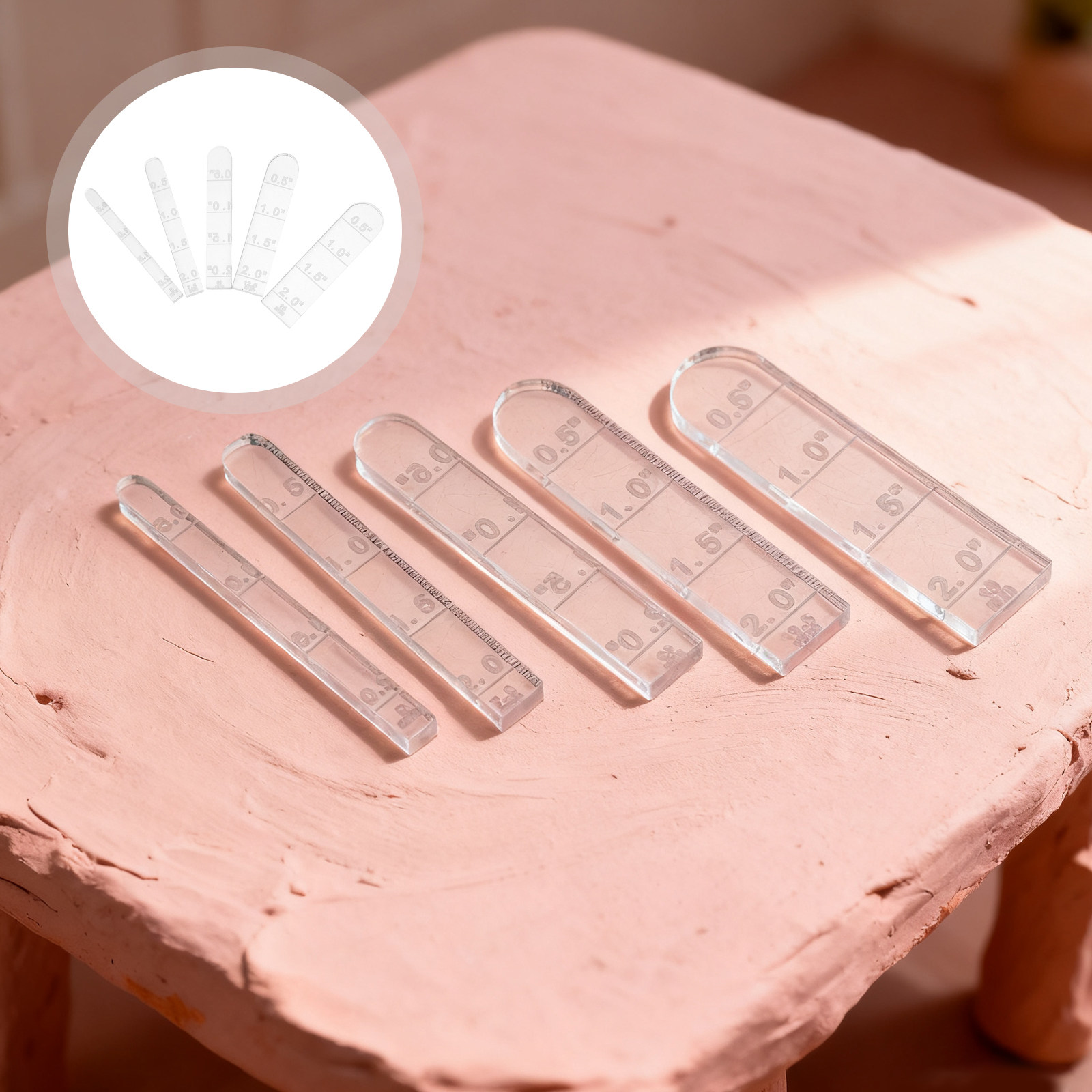 Jewelry Making Guide - Lot de 5 guides d'épaisseur en
