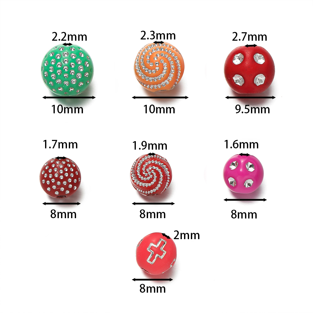 Perles acryliques colorées mél - Crystal Bead Mix avis et prix