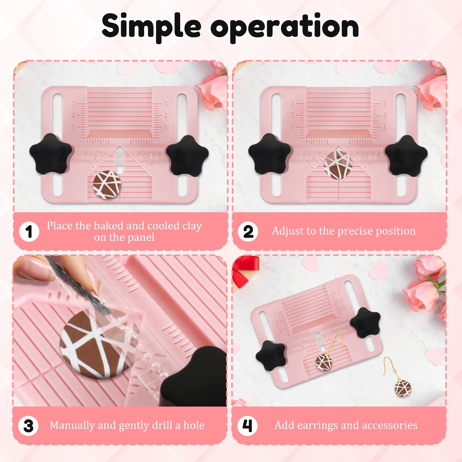 Guide de perçage pour boucles  - Jewelry Making Guide avis et prix
