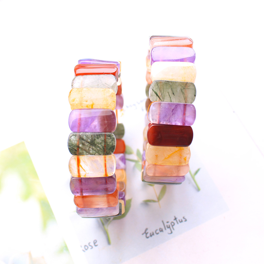 Bracelet en Quartz rutilé vert - Crystal Bead Mix avis et prix