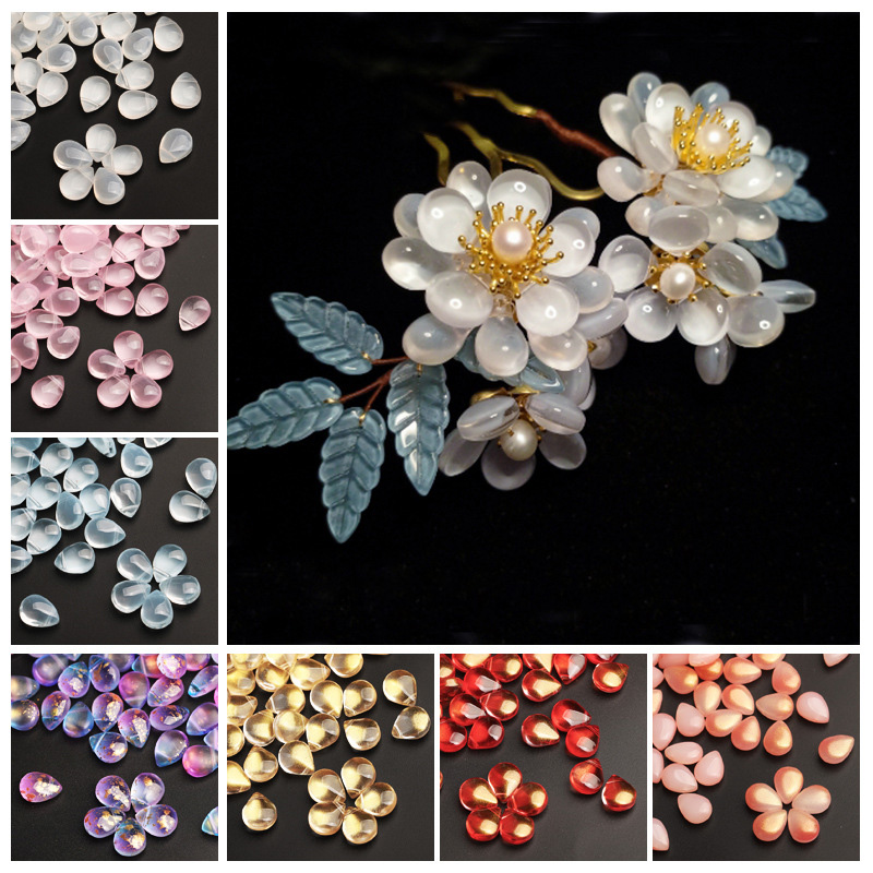 10 pièces forme de larme plate - Crystal Bead Mix avis et prix