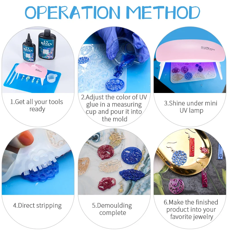 Kit de colle en résine UV dure - Jewelry Making Tools And Supplies avis et prix