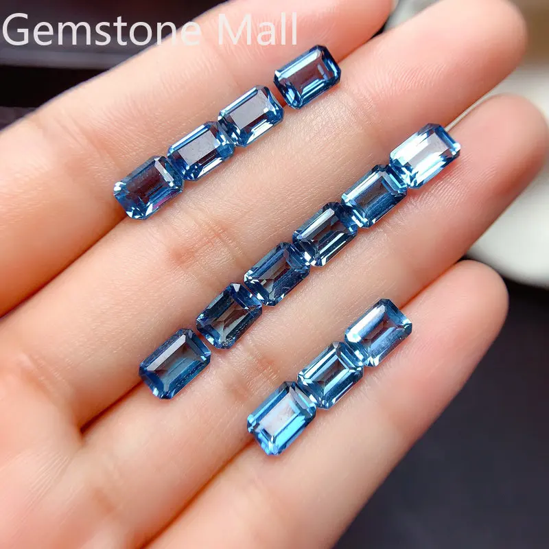 Topaze naturelle taille émerau - Jewelry Making In London avis et prix