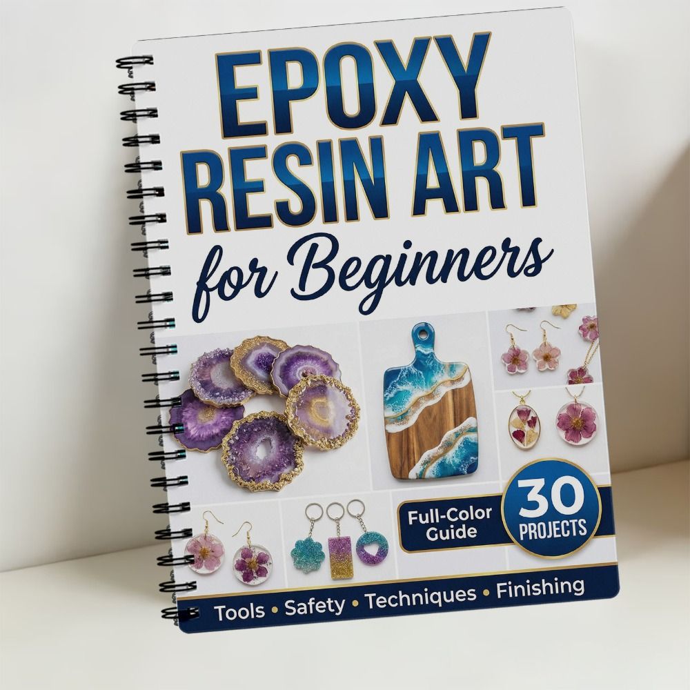 Manuel d'art en résine époxy é - Jewelry Making Guide avis et prix