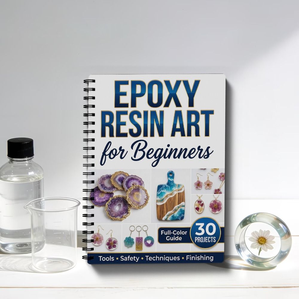 Manuel d'art en résine époxy é - Jewelry Making Guide avis et prix