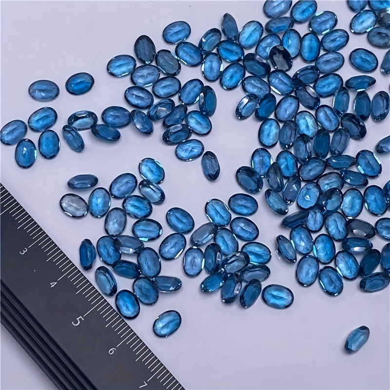 1pc naturel Londres bleu topaz - Jewelry Making In London avis et prix