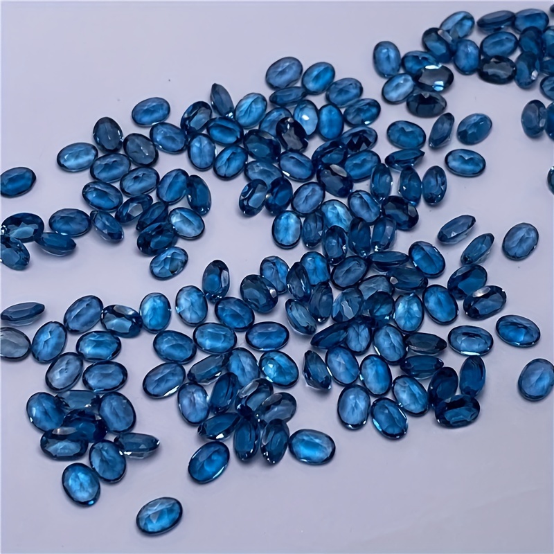 1pc naturel Londres bleu topaz - Jewelry Making In London avis et prix