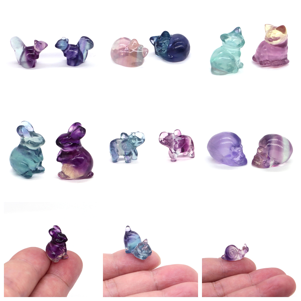 Mini Statue en Fluorite de cou - Jewelry Making Japan avis et prix