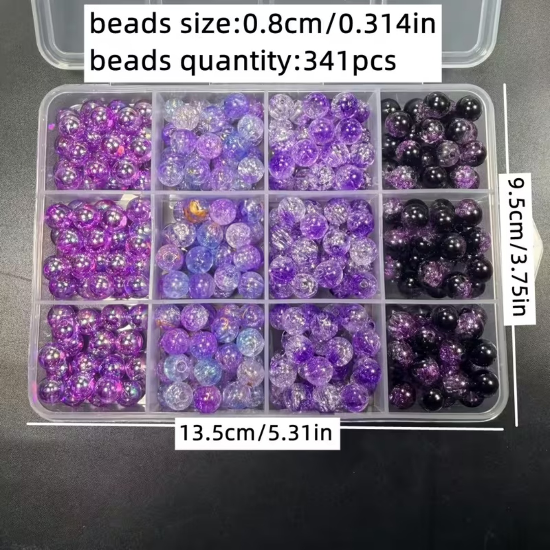 Perles acryliques 8 mm, Série  - Bead Organizer Tray avis et prix