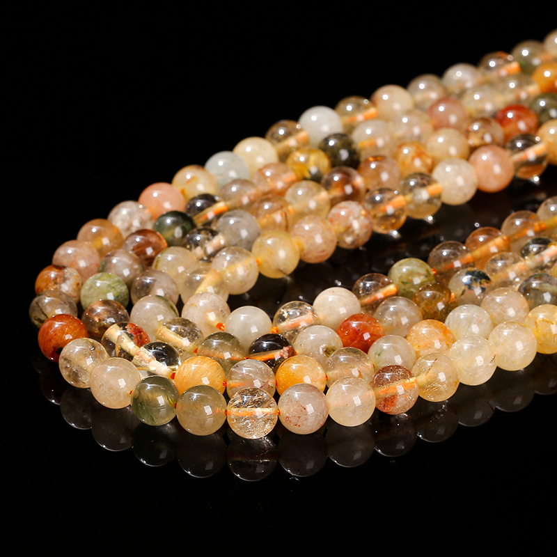 Perle de quartz rutilée mixte  - Crystal Bead Mix avis et prix