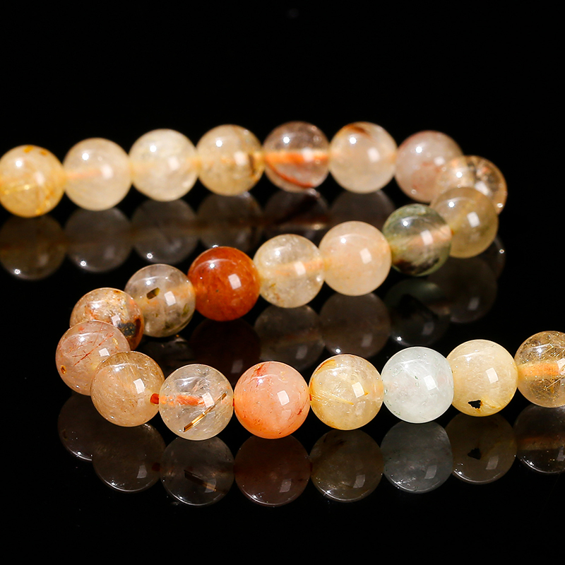 Perle de quartz rutilée mixte  - Crystal Bead Mix avis et prix