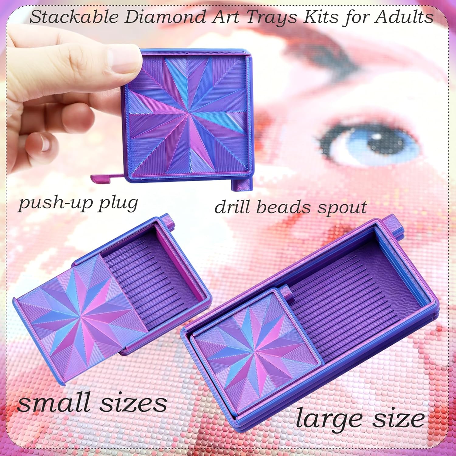 Plateaux de rangement 3-en-1 p - Bead Organizer Tray avis et prix